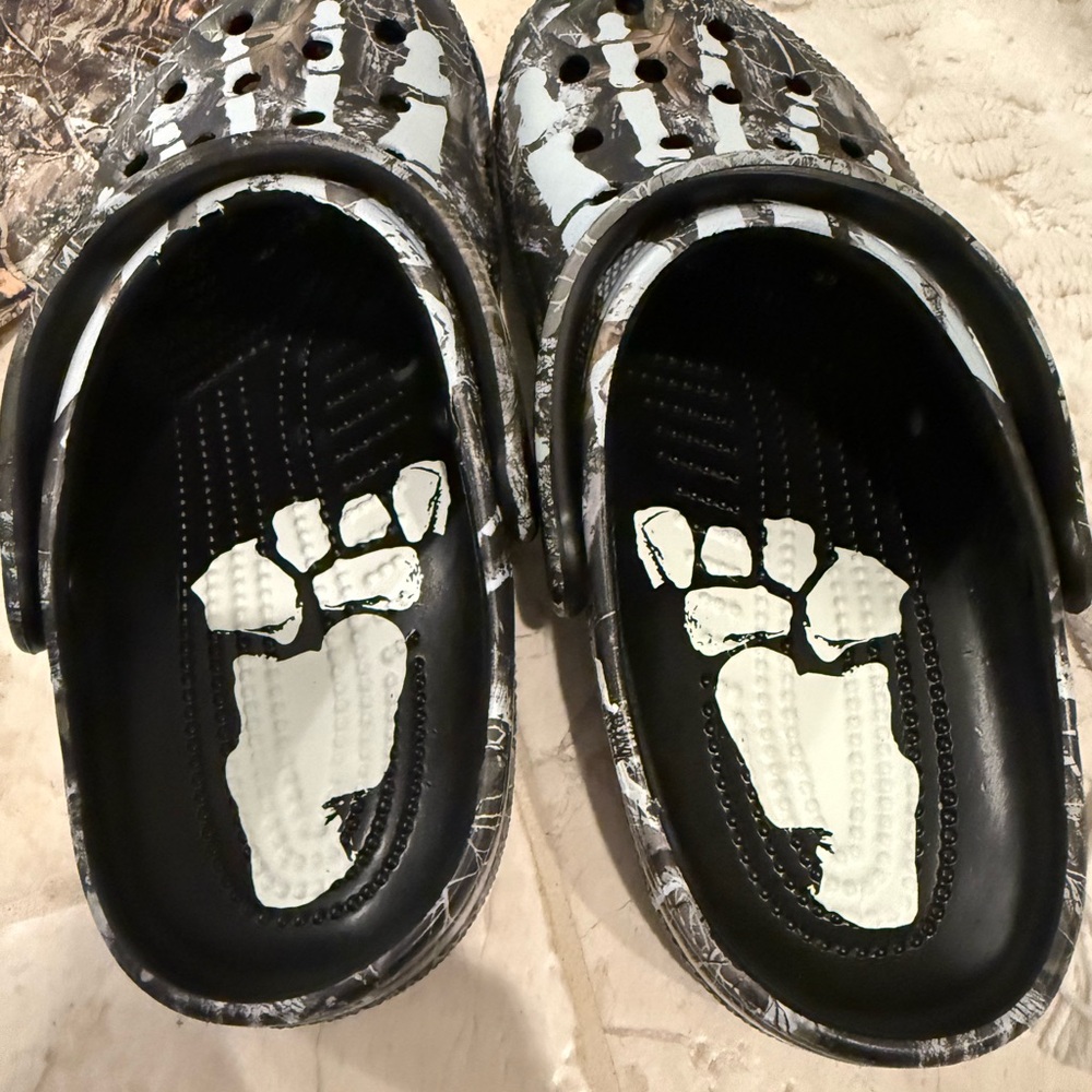 Pleasures Crocs real tree camo collab extremely rare size mens 6 womens 8 BNWT - Picture 7 of 9